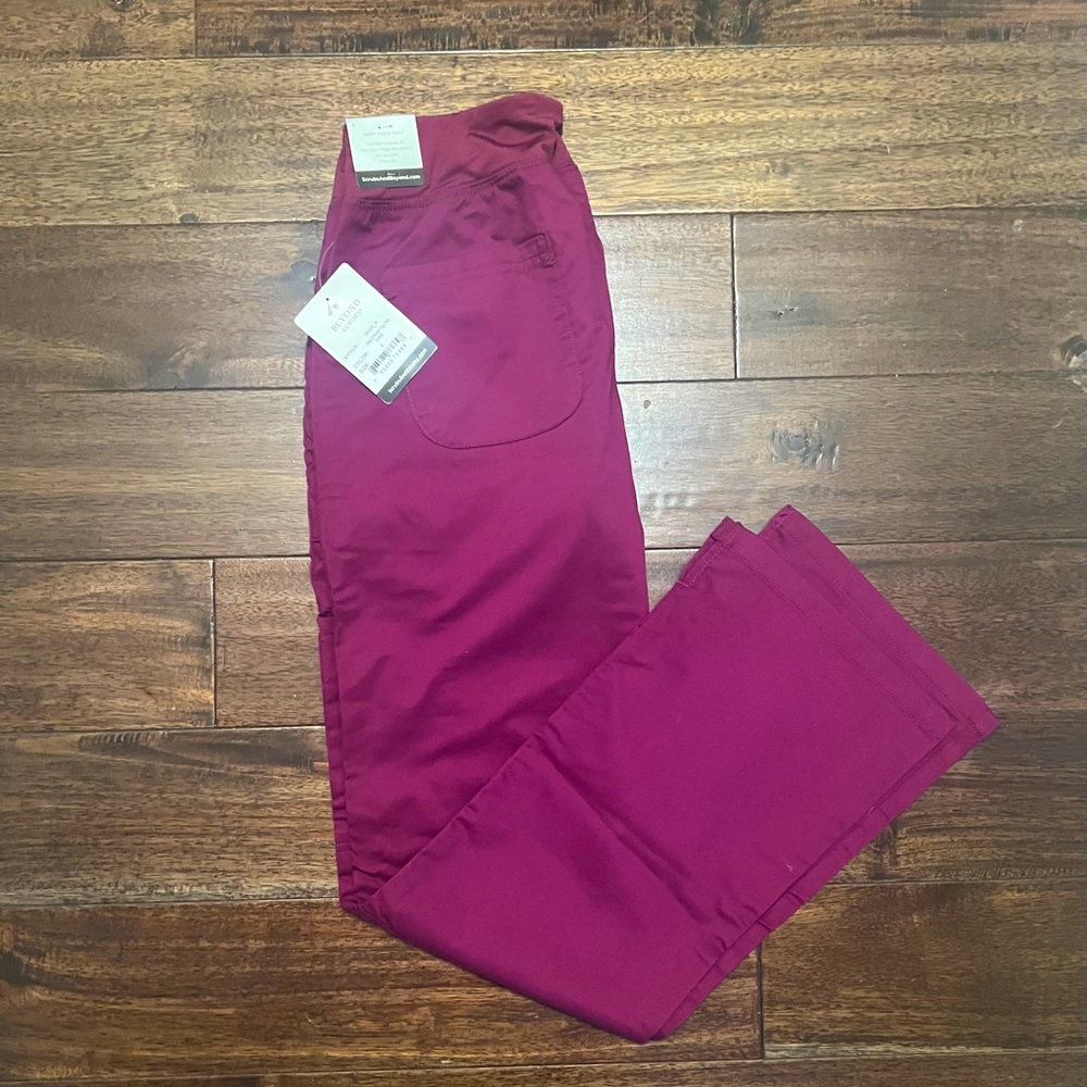 Beyond Scrubs Size SM Wine Color NWT